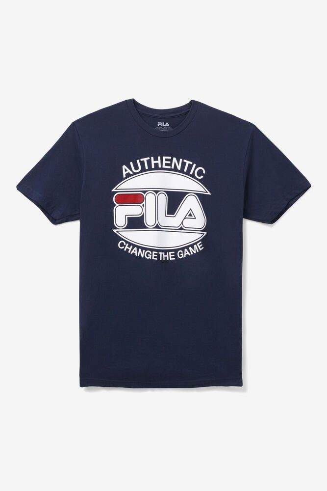 Fila T Skjorte Herre Marineblå Change The Game 031479-SNC